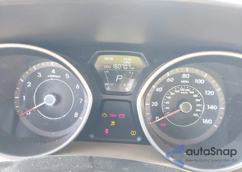 2013 Hyundai Elantra Gls z USA, uszkodzony, nr VIN 5NPDH4AE5DH349210